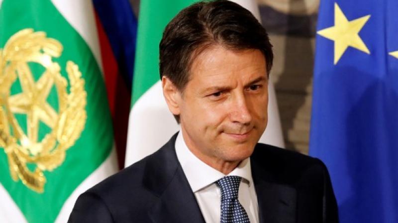 Italian Prime Minister Giuseppe Conte Italian Prime Minister Giuseppe Conte