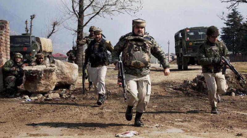 Militants today hurled a grenade towards an Army patrol party in Shopian