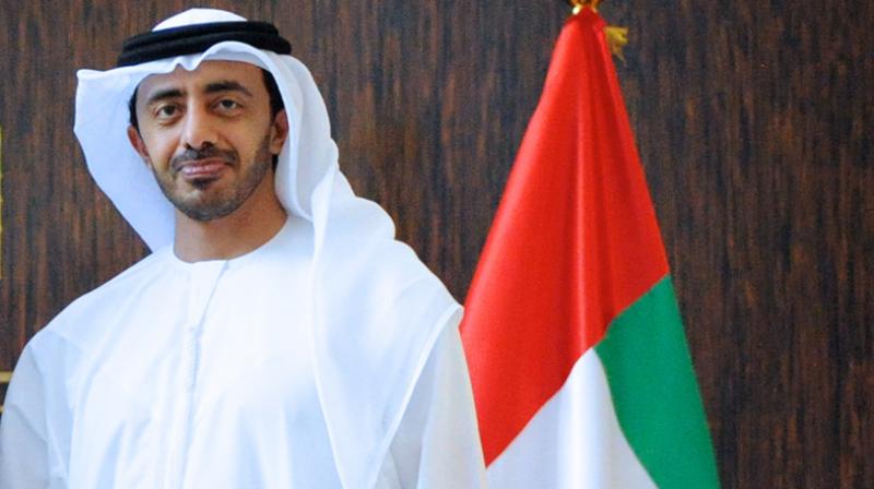 UAE Foreign Minister Sheikh Abdullah Bin Zayed Al Nahyan