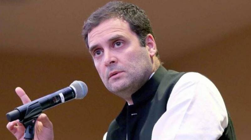 Congress president Rahul Gandhi Congress president Rahul Gandhi