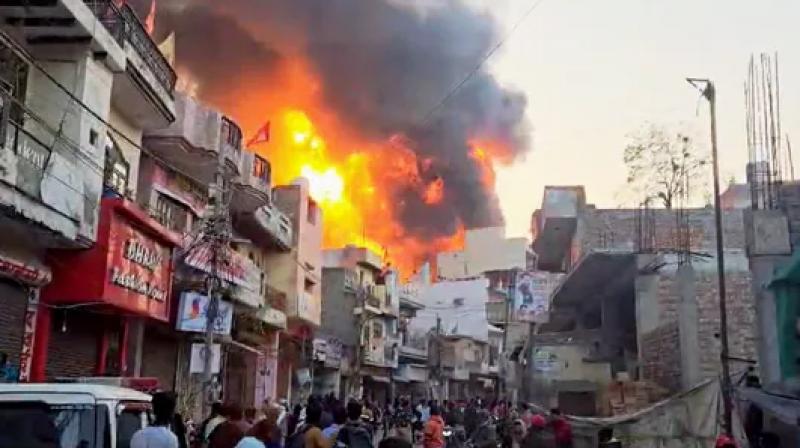 Delhi Alipur fire: 11 killed, 4 injured in massive blaze at paint factory