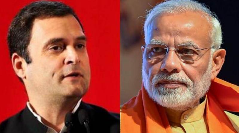 Rahul Gandhi and Narendra Modi Rahul Gandhi and Narendra Modi