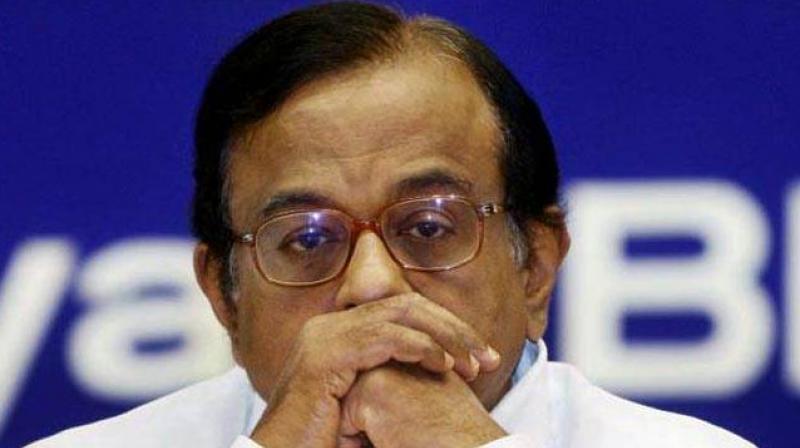 Former Union finance minister P Chidambaram 