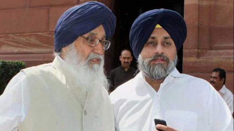 Prakash Singh Badal & Sukhbir Singh Badal Prakash Singh Badal & Sukhbir Singh Badal