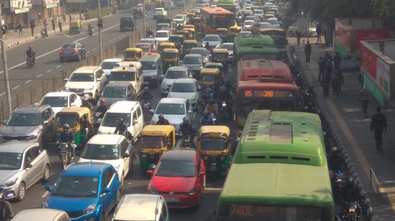 Delhi traffic Delhi traffic
