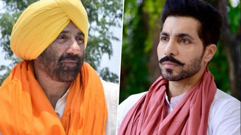 Deep Sidhu and Sunny Deol Deep Sidhu and Sunny Deol