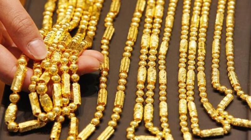 Gold prices rose by Rs 12