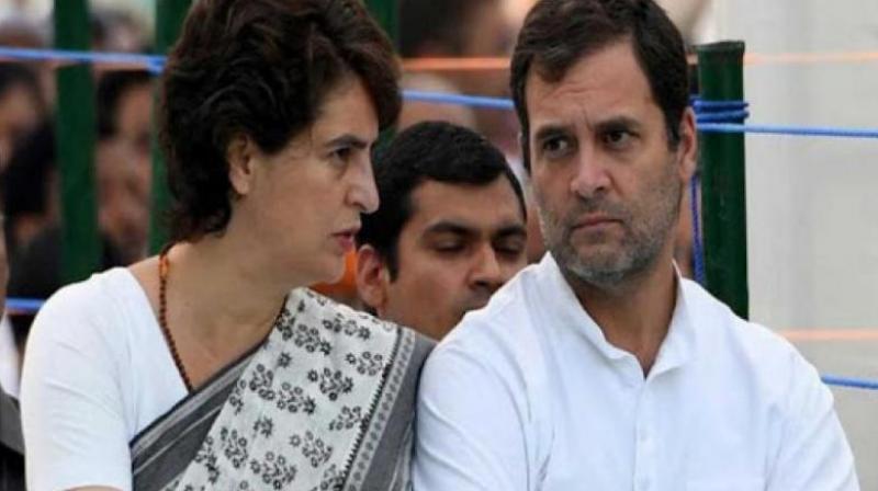 Priyanka Gandhi Vadra and Rahul Gandhi Priyanka Gandhi Vadra and Rahul Gandhi