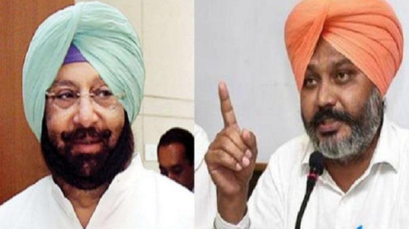 Capt Amarinder Singh and Harpal Cheema Capt Amarinder Singh and Harpal Cheema