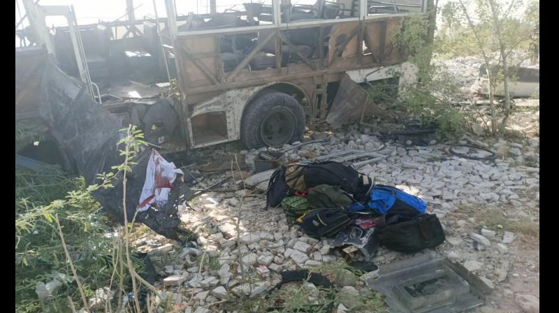 Pakistan Terror Attack: Suicide car bomber hits school bus killing 4 children Pakistan Terror Attack: Suicide car bomber hits school bus killing 4 children