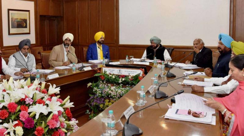 Punjab Cabinet led by Chief Minister Captain Amarinder Singh