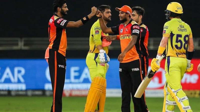 SRH beat CSK by 7 runs SRH beat CSK by 7 runs