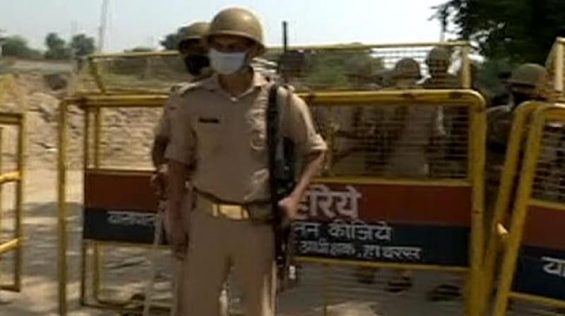 Hathras village borders opened Hathras village borders opened