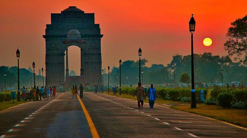 Delhiites woke up to a pleasant Sunday morning