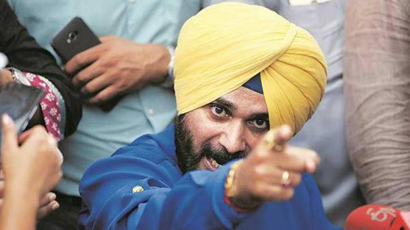 Navjot Singh Sidhu lambasted Sukhbir Singh Badal-led SAD