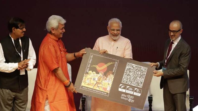  Narendra Modi launched India Post Payments Bank