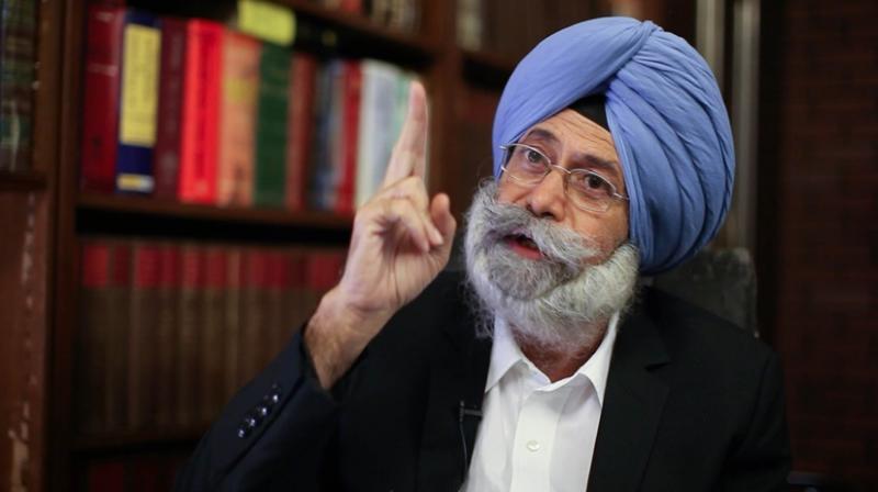 AAP leader HS Phoolka AAP leader HS Phoolka