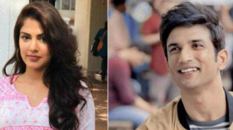 Rhea Chakraborty and Sushant Singh Rajput Rhea Chakraborty and Sushant Singh Rajput