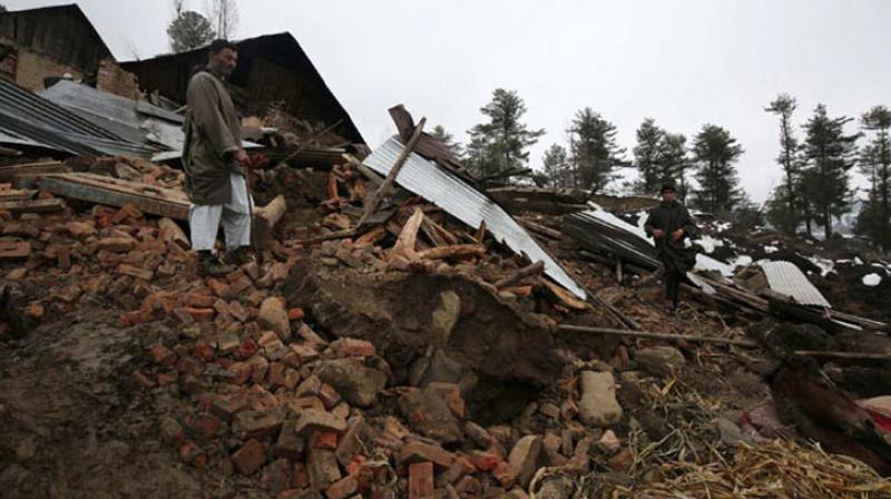 Landslide buries over three dozen shops in J&K's Doda