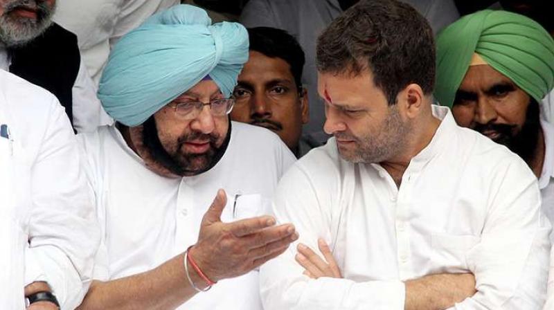 Punjab CM and Rahul Gandhi Punjab CM and Rahul Gandhi