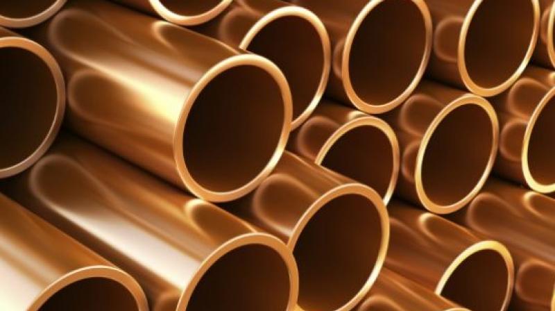 Copper and tin prices eased