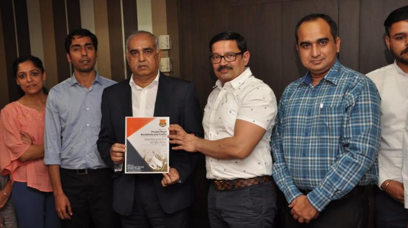 DGP, Punjab Suresh Arora releasing a book titled DGP, Punjab Suresh Arora releasing a book titled