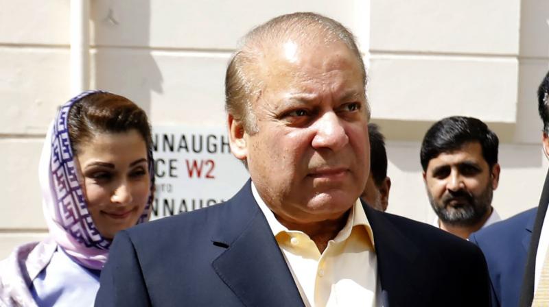 Pakistan's jailed former prime minister Nawaz Sharif Pakistan's jailed former prime minister Nawaz Sharif