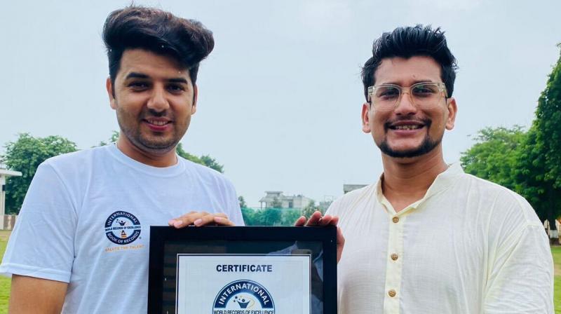 Ablu Rajesh Kumar Sets a new world record on 15th August on Moj