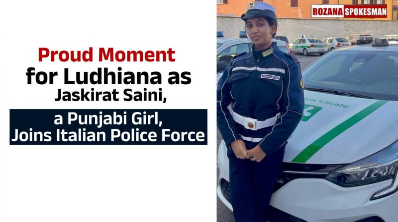 Punjabi Girl Joins Italian Police Force News
