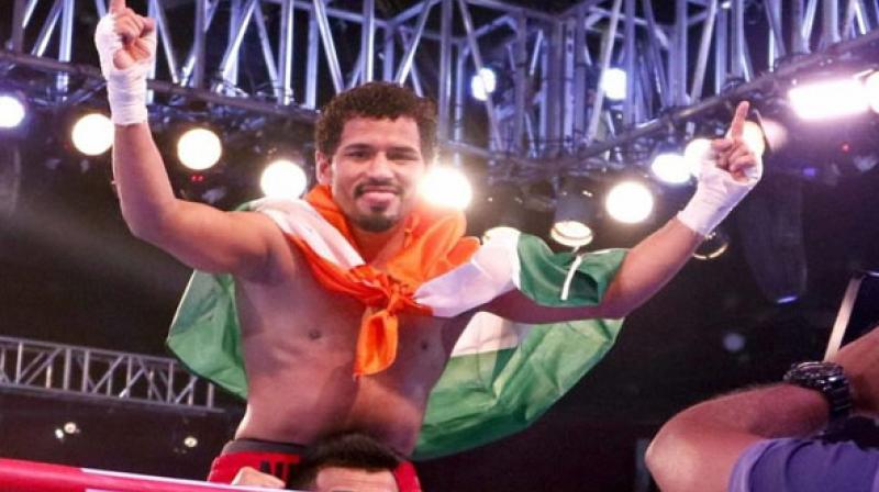 Neeraj Goyat wins first bout after getting new promoters