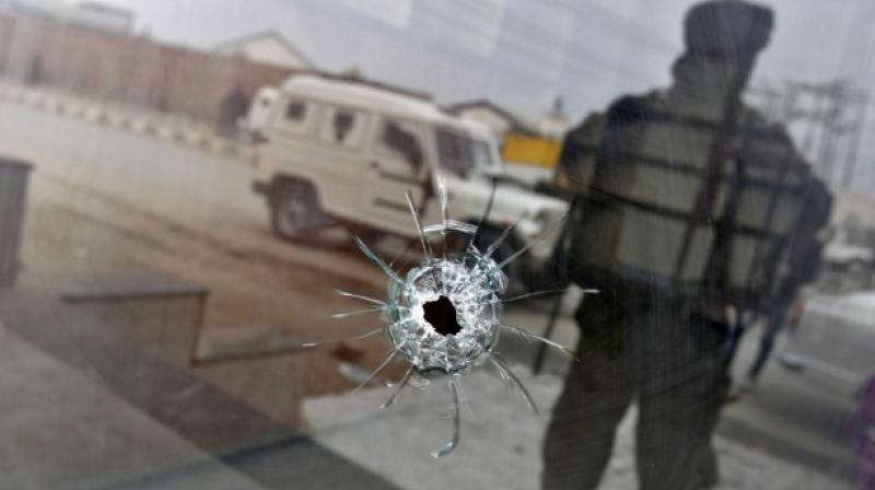 CRPF jawan injured in militant attack in J&K CRPF jawan injured in militant attack in J&K
