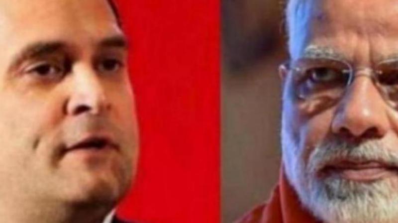 Rahul Gandhi and Narendra Modi