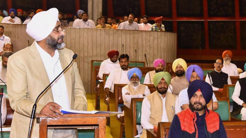Finance Minister Manpreet Singh Badal presented his Third budget for the state today