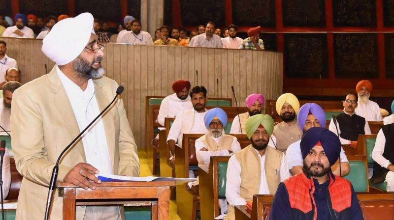 Finance Minister Manpreet Singh Badal presented his Third budget for the state today Finance Minister Manpreet Singh Badal presented his Third budget for the state today