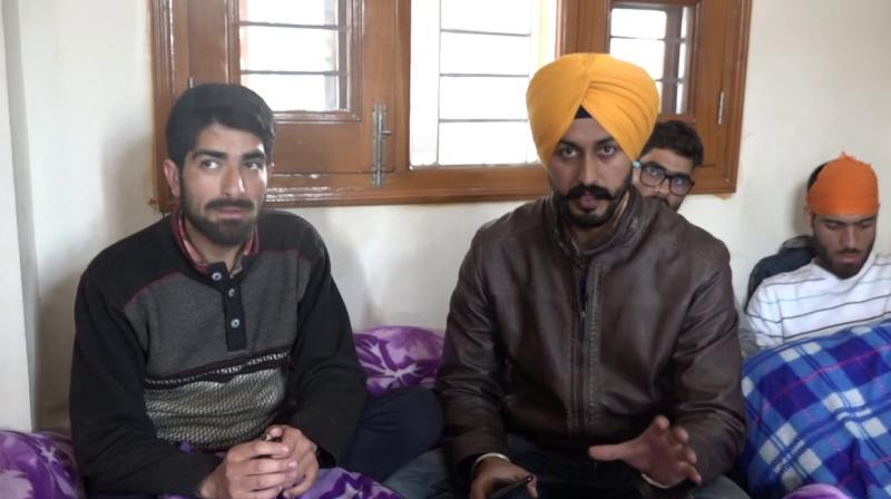 Spokesman talks to Kashmiri students taking refuge in Mohali, and Khalsa Aid