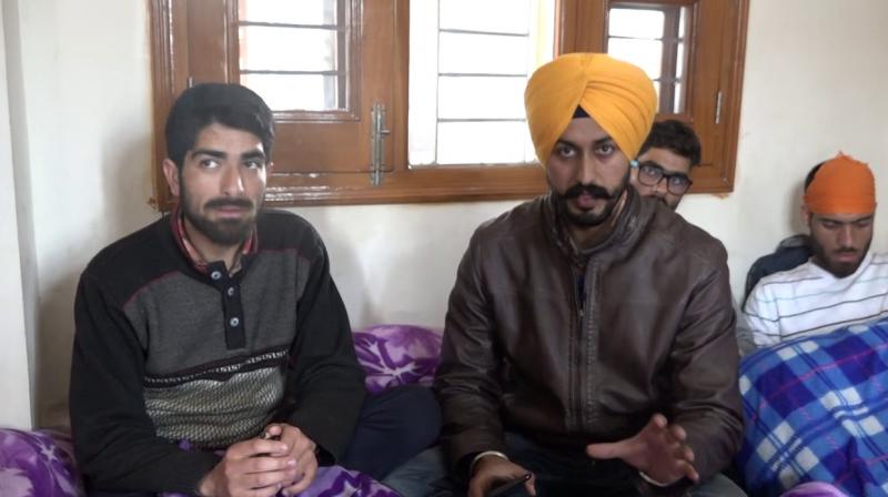 Spokesman talks to Kashmiri students taking refuge in Mohali, and Khalsa Aid Spokesman talks to Kashmiri students taking refuge in Mohali, and Khalsa Aid