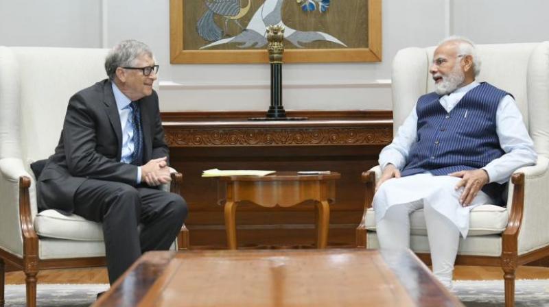 PM Modi and Bill Gates holds talks 