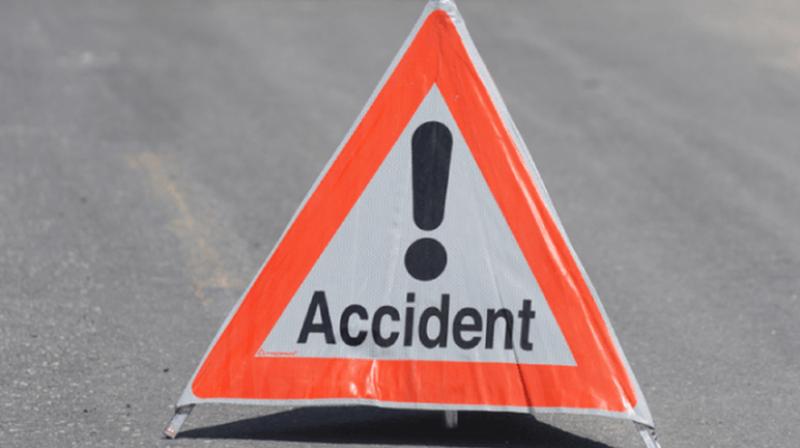 Accident occurred near the Haliyapur crossing