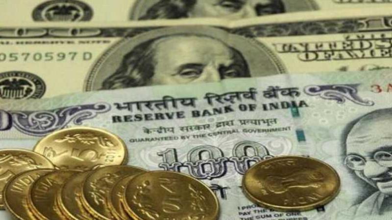 Rupee sheds 10 paise Rupee sheds 10 paise