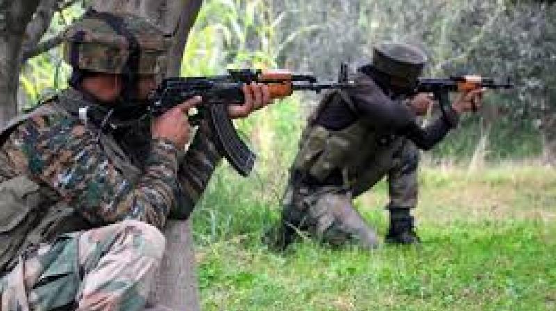 gunfight with militants in j&k