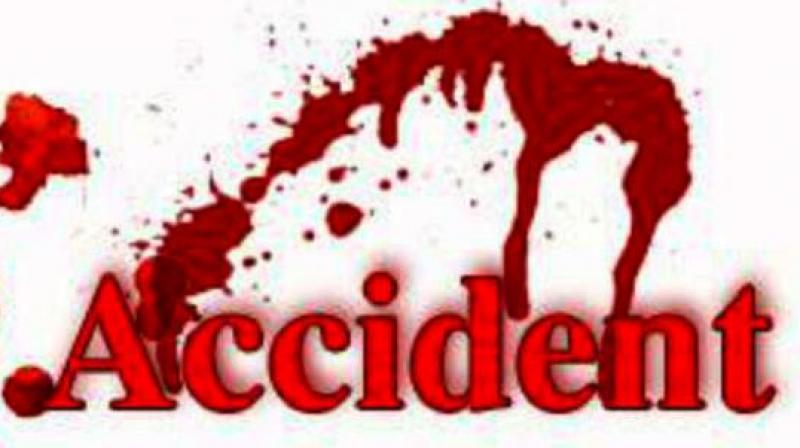 Accident in jaipur