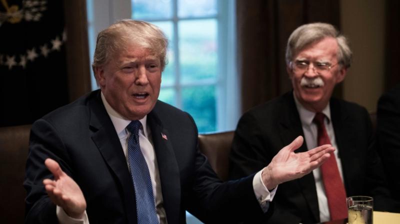 John Bolton and Donald Trump John Bolton and Donald Trump