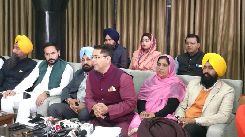 Aman Arora accused the Badals of entering in agreement with three private companies Aman Arora accused the Badals of entering in agreement with three private companies