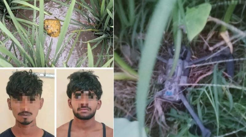 BSF Nabs Two Narco-Smugglers with Heroin in Tarn Taran, Recovers Drone in Ferozepur BSF Nabs Two Narco-Smugglers with Heroin in Tarn Taran, Recovers Drone in Ferozepur
