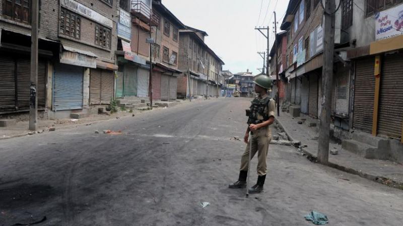 Shutdown in Srinagar Shutdown in Srinagar