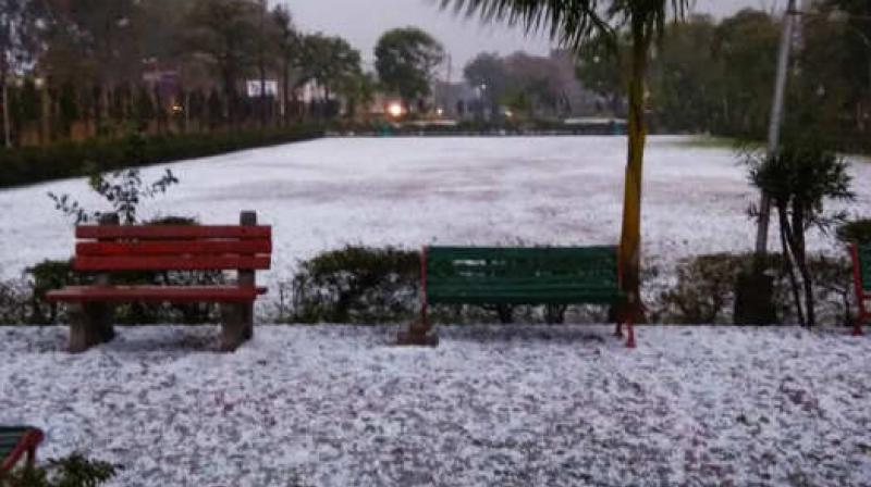 Hailstorm possibility in Delhi Hailstorm possibility in Delhi