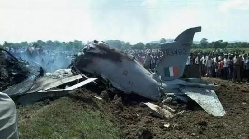 IAF jet crashed in Budgam district 