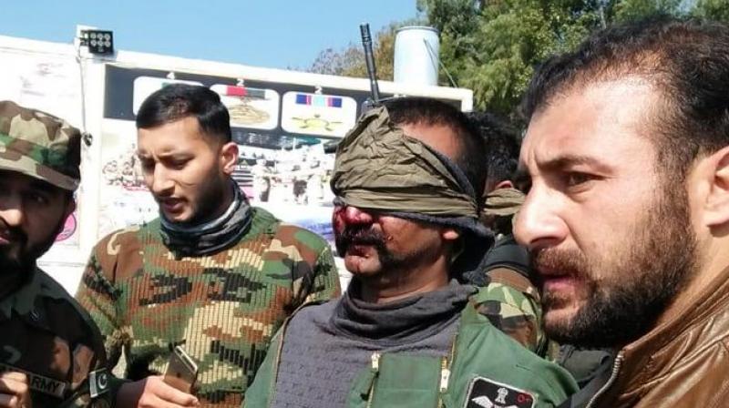 Captured Indian Pilot Captured Indian Pilot