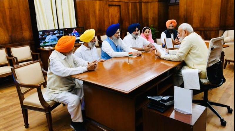 SGPC & SAD Meet PM 