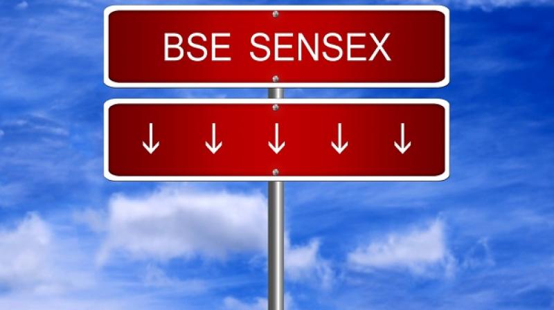 BSE benchmark Sensex dropped over 200 points